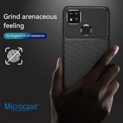 Microcase Xiaomi Redmi 10A Thunder Serisi Darbeye Dayanıklı Silikon Kılıf - Siyah AL3421