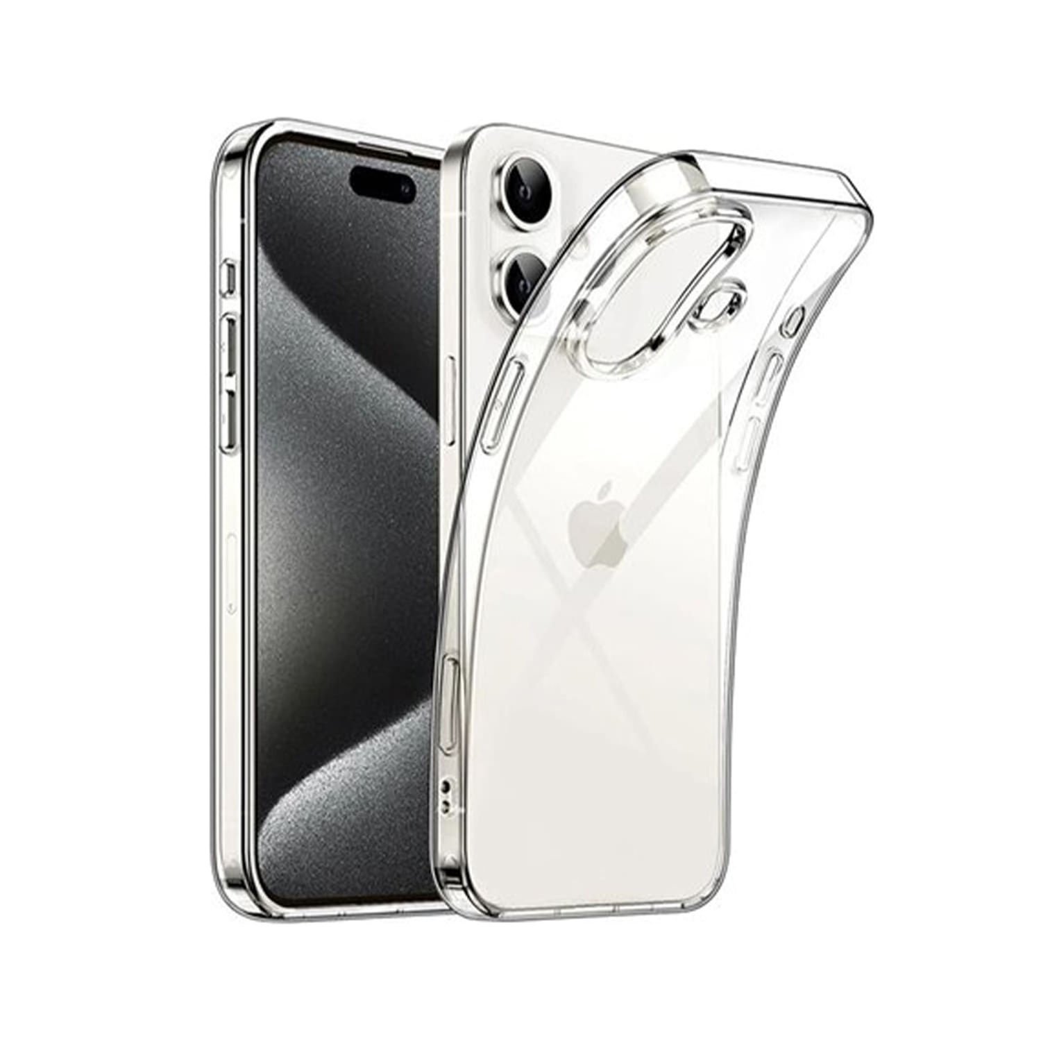 Microcase Iphone 16 ile Uyumlu Slim Serisi Soft TPU Silikon Kılıf - Şeffaf AL3324