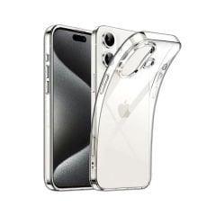 Microcase Iphone 16 ile Uyumlu Slim Serisi Soft TPU Silikon Kılıf - Şeffaf AL3324