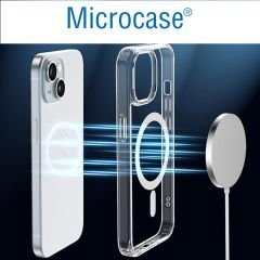 Microcase Iphone 15  Plus Magsafe Manyetik Darbeye Dayanıklı Yarı Esnek Plastik TPU Kılıf - AL8113