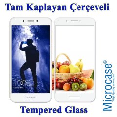 Microcase Huawei Honor 6A Tam Kaplayan Çerçeveli Tempered Cam