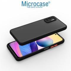 Microcase Xiaomi Poco M3 Pro London Serisi Sert Kılıf Buzlu Siyah