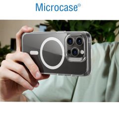 Microcase Iphone 15  Pro  Magsafe Manyetik Darbeye Dayanıklı Yarı Esnek Plastik TPU Kılıf - AL8113