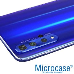Microcase Huawei Honor 20 - Nova 5T Kamera Lens Koruma Halkası - Kapalı Tasarım Mavi