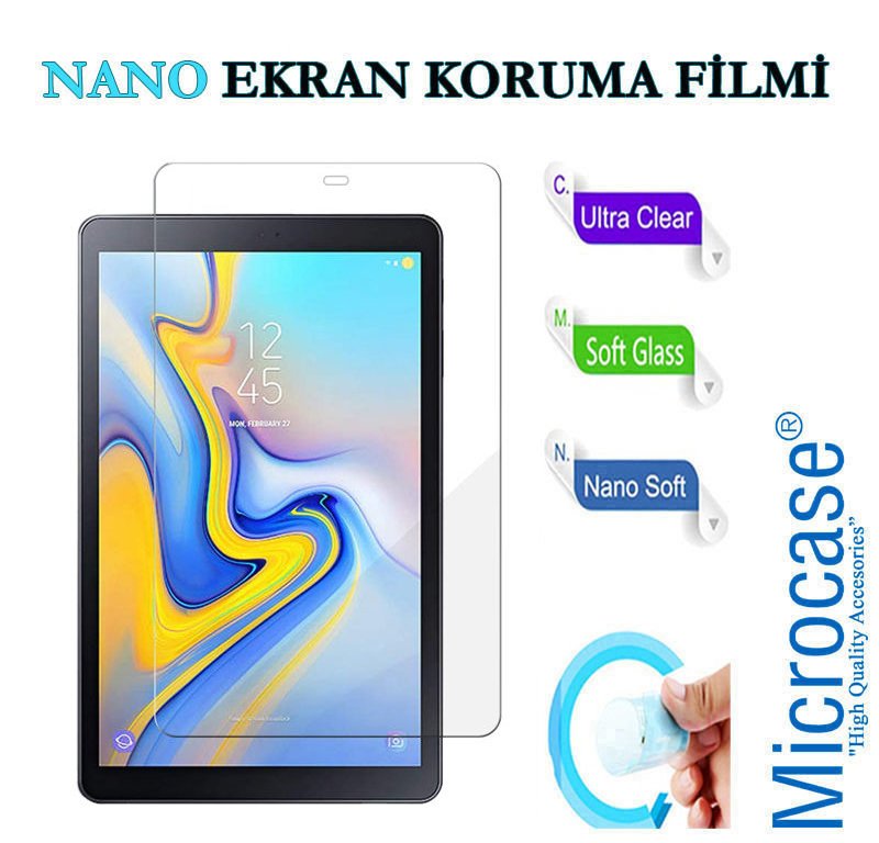 Microcase Samsung Galaxy Tab A 10.5 T590 T595 Nano Esnek Ekran Koruma Filmi