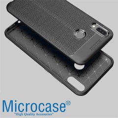 Huawei P Smart 2019 Leather Serisi Silikon Kılıf + CAM (SEÇ)