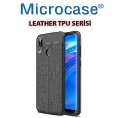 Huawei P Smart 2019 Leather Serisi Silikon Kılıf + CAM (SEÇ)