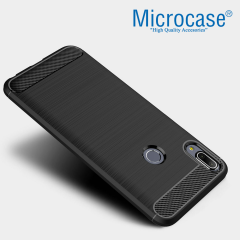 Microcase Asus Zenfone Max Pro ZB602KL Brushed Silikon Kılıf +CAM