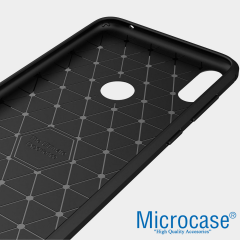 Microcase Asus Zenfone Max Pro ZB602KL Brushed Silikon Kılıf +CAM