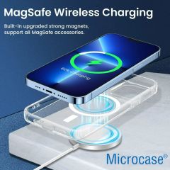 Microcase Xiaomi 14 Global  Magsafe Manyetik Darbeye Dayanıklı Yarı Esnek Plastik TPU Kılıf - AL8113
