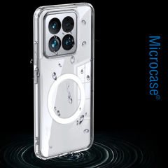 Microcase Xiaomi 14 Global  Magsafe Manyetik Darbeye Dayanıklı Yarı Esnek Plastik TPU Kılıf - AL8113