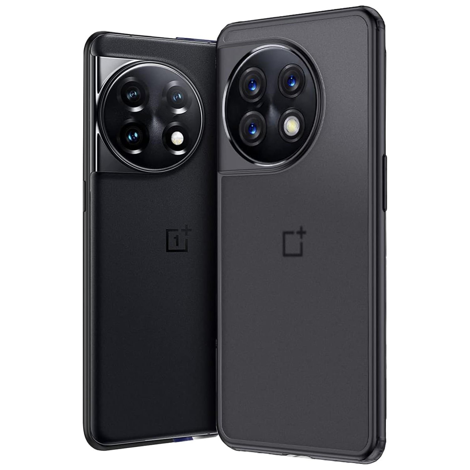 Microcase oneplus ace 2 pro  Luna Serisi Köşe Korumalı Sert Rubber Kılıf - AL3422 Siyah