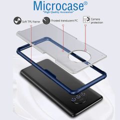 Microcase oneplus ace 2 pro  Luna Serisi Köşe Korumalı Sert Rubber Kılıf - AL3422 Siyah