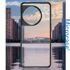 Microcase oneplus ace 2 pro  Luna Serisi Köşe Korumalı Sert Rubber Kılıf - AL3422 Siyah