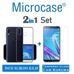 Microcase Asus Zenfone Max Pro ZB602KL 0.2 mm Silikon Kılıf+CAM