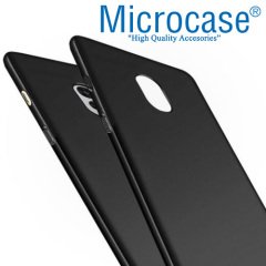 Samsung Galaxy C8 Slim Sert Rubber Kılıf + Tempered Glass Cam