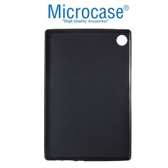 Microcase Lenovo TAB M10 10.3 inch TB-X606 X606F Silikon Soft Kılıf - Siyah + Ekran Koruma Filmi