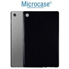 Microcase Lenovo TAB M10 10.3 inch TB-X606 X606F Silikon Soft Kılıf - Siyah + Nano Esnek Ekran Koruma Filmi