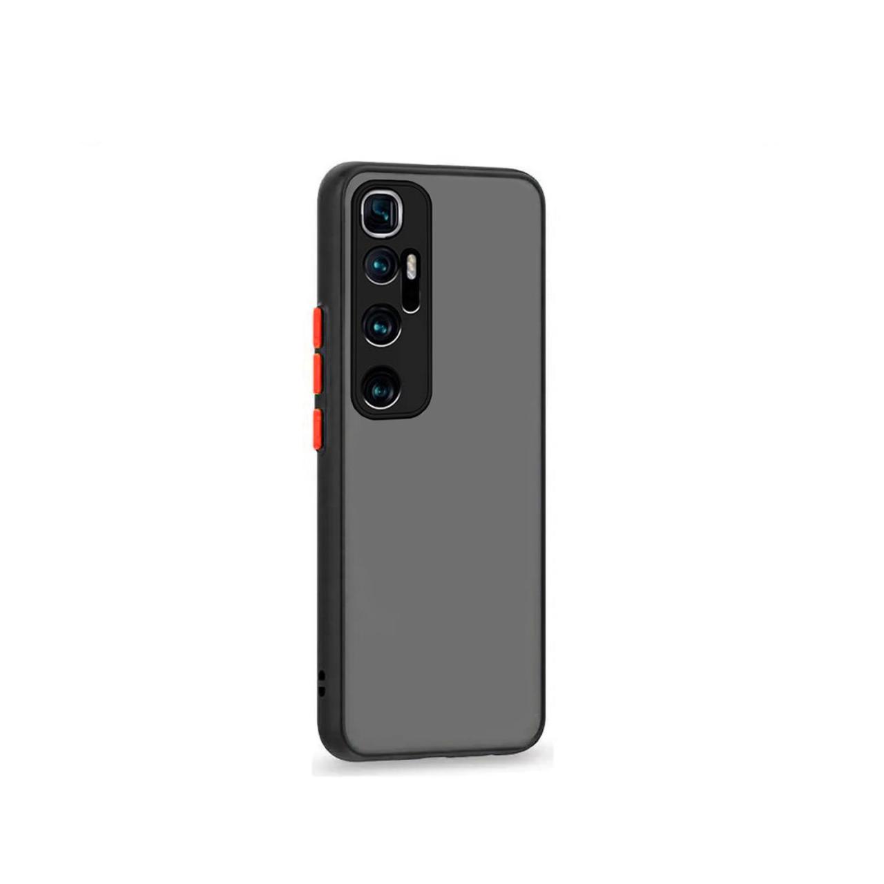 Microcase Xiaomi Mi 10 Ultra London Serisi Sert Kılıf - Buzlu Siyah