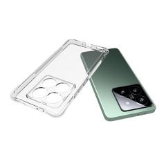 Microcase Xiaomi 14T ile Uyumlu Slim Serisi Soft TPU Silikon Kılıf - Şeffaf AL3324