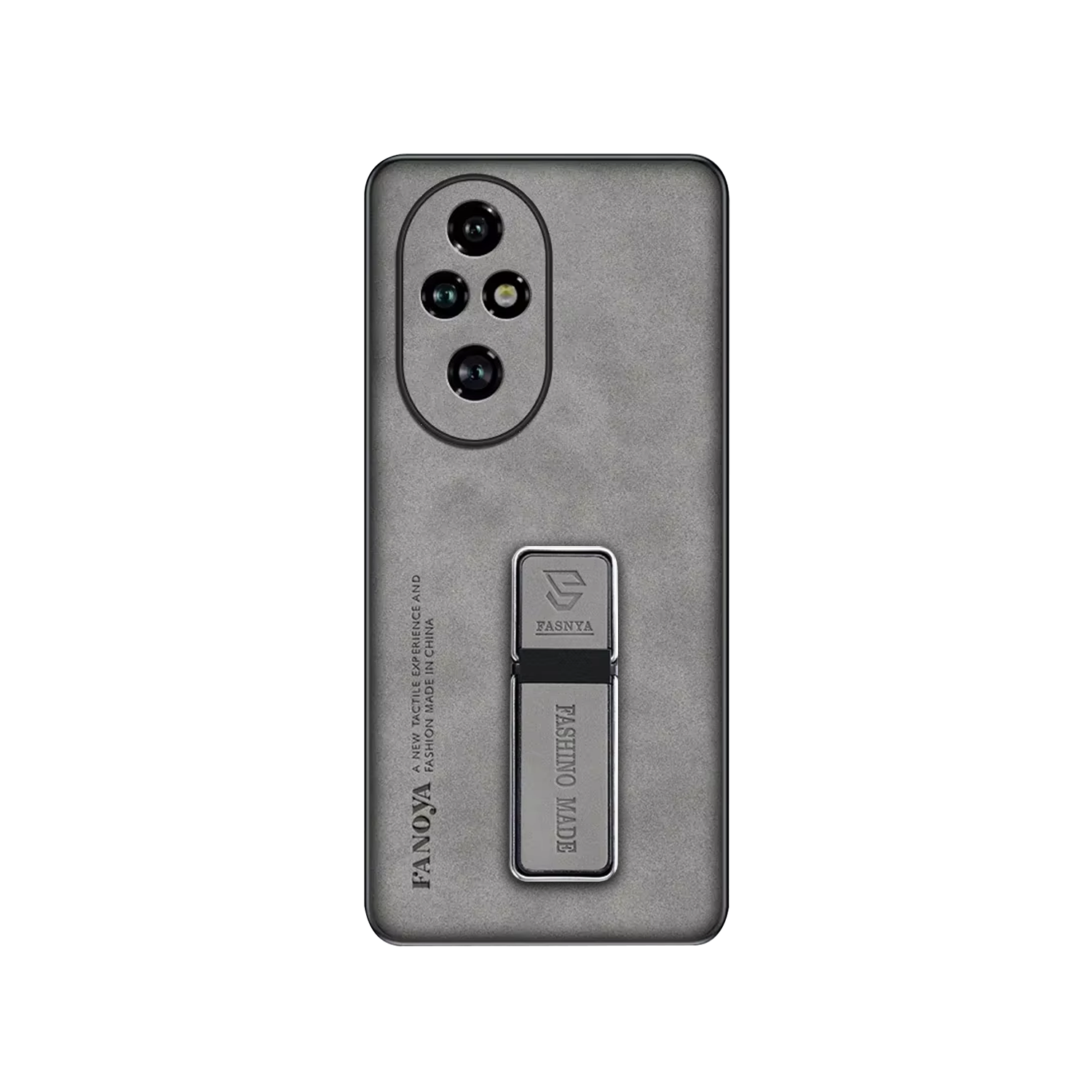 Microcase Honor 200 ile Standlı Mıknatıslı Deri Kaplama Kılıf-AL5136