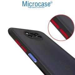 Microcase Xiaomi Poco X3 NFC London Serisi Sert Kılıf Buzlu Siyah