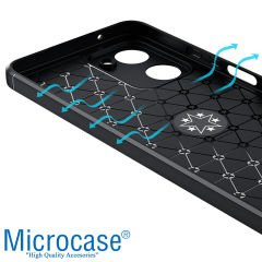 Microcase Realme 10 4G Focus Serisi Yüzük Standlı Silikon Kılıf - Siyah AL3363