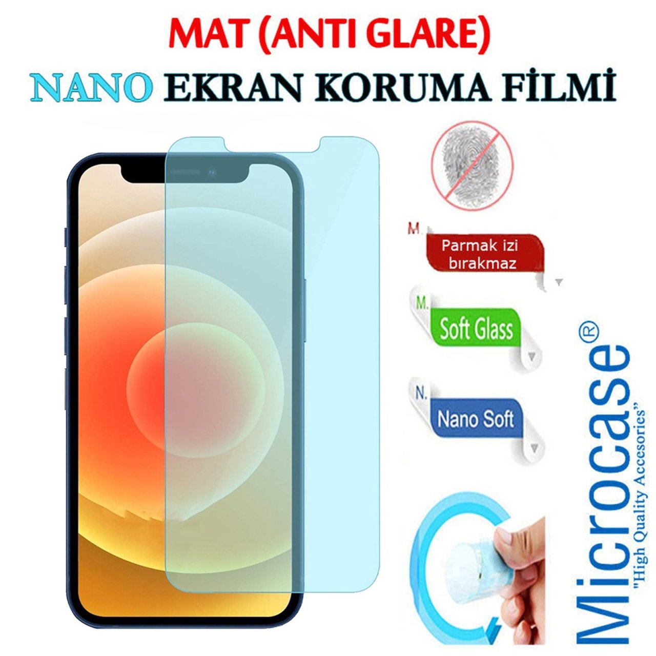 iPhone 12 Nano Esnek Ekran Koruma Filmi - MAT