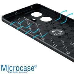 Microcase Realme 10 Pro Plus Focus Serisi Yüzük Standlı Silikon Kılıf - Siyah AL3363