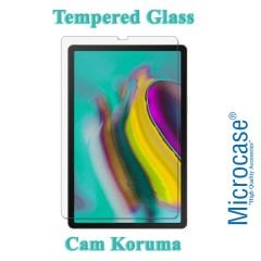 Microcase Samsung Galaxy Tab S5e T720 T725 Tempered Glass Cam Koruma