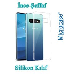 Microcase Samsung Galaxy S10 Plus 0.2 mm İnce Silikon Kılıf