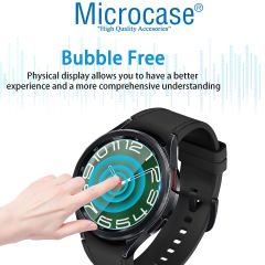Microcase Samsung Galaxy Watch6 40mm için TPU Ekran Koruma Filmi - Şeffaf AL3384