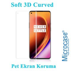 Microcase OnePlus 8 Pro Full Ekran Koruma Curved 3D Pet Film