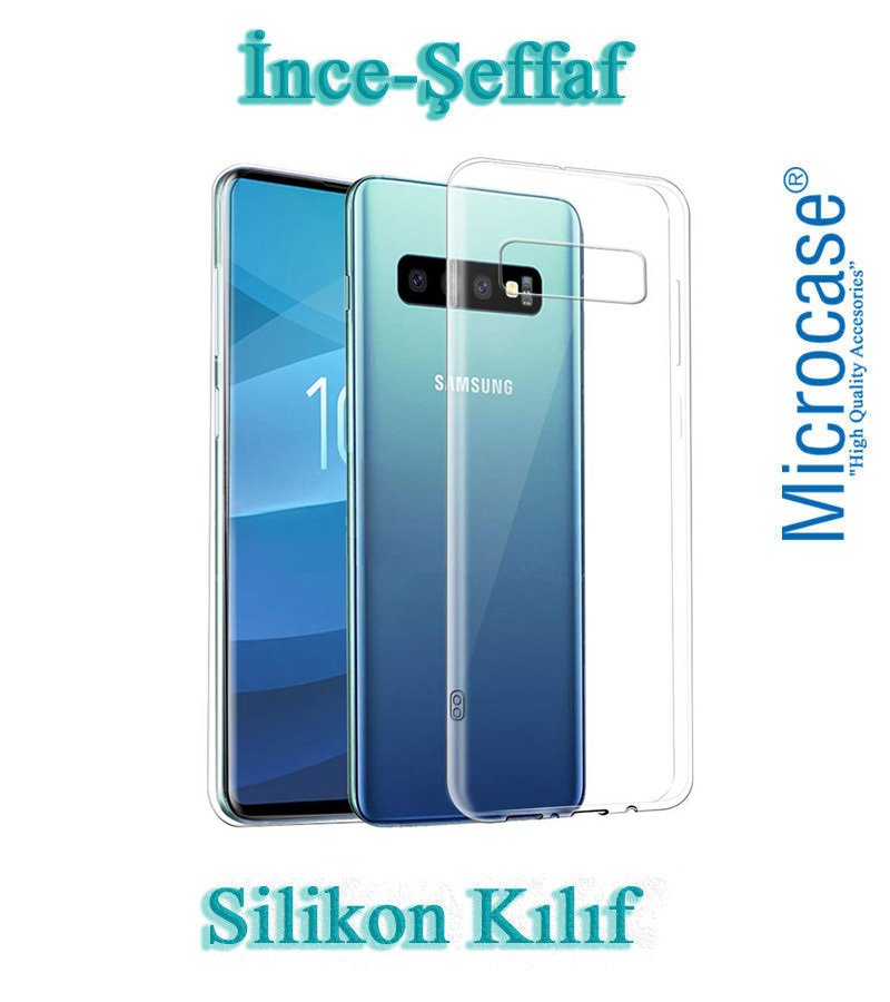 Microcase Samsung Galaxy S10 0.2 mm İnce Silikon Kılıf