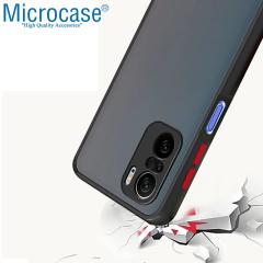 Microcase Xiaomi Redmi K40 London Serisi Kılıf - Buzlu Siyah
