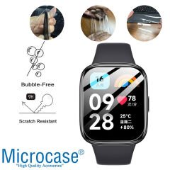 Microcase Xiaomi Redmi Watch 3 Active 1.83 inch için TPU Ekran Koruma Filmi - Şeffaf AL3384
