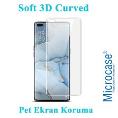 Microcase Oppo Reno3 Pro Full Ekran Koruma Curved 3D Pet Film