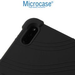 Microcase Huawei Matepad 11 Tablet Standlı Silikon Kılıf - Siyah