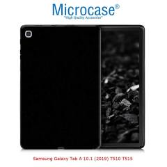 Microcase Samsung Galaxy Tab A 10.1 2019 T510 T515 Silikon Soft Kılıf - Siyah