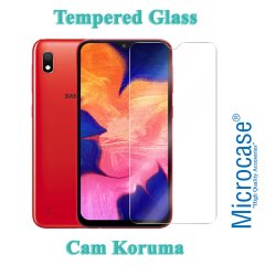 Microcase Samsung Galaxy A10 King Serisi Armor Perfect Koruma Kılıf Siyah + Tempered Glass Cam Koruma (SEÇENEKLİ)