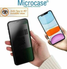 Microcase Poco F6 / Xiaomi Redmi Turbo 3 5G  Privacy Gizlilik Filtreli Tam Kaplayan Tempered Cam - AL3125