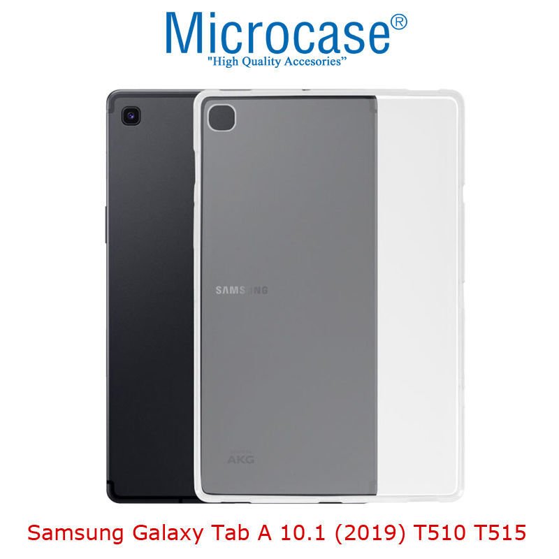 Microcase Samsung Galaxy Tab A 10.1 2019 T510 T515 Silikon Soft Kılıf - Şeffaf