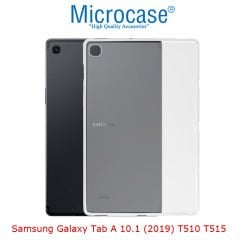 Microcase Samsung Galaxy Tab A 10.1 2019 T510 T515 Silikon Soft Kılıf - Şeffaf