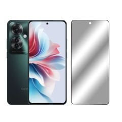 Microcase Oppo Reno 11F  Tam Kaplayan Çerçeveli Tempered Ekran Koruyucu -AL3276