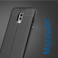 Samsung Galaxy C8 Leather Tpu Silikon Kılıf + Tempered Cam