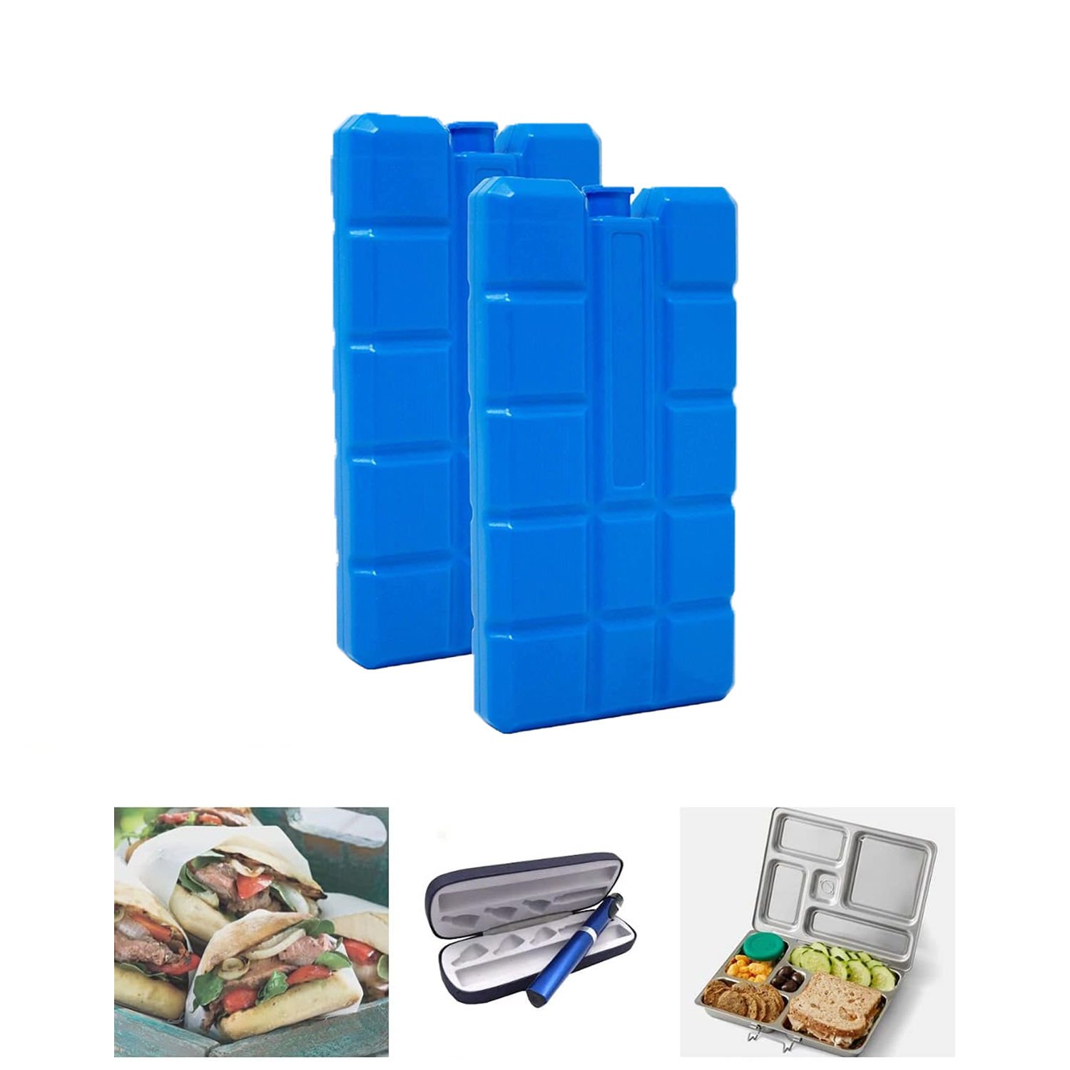 Microcase 400ml İçi Su Dolu Buz Kasedi 48 Saat Korumalı Buz Aküsü 2 Adet AL4655