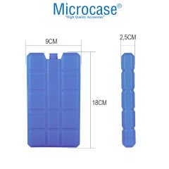 Microcase 400ml İçi Su Dolu Buz Kasedi 48 Saat Korumalı Buz Aküsü 2 Adet AL4655
