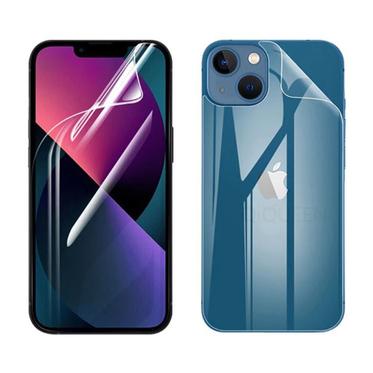 Microcase Apple iPhone 14 Full Ön Arka Kaplama TPU Soft Koruma Filmi
