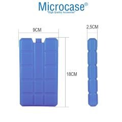 Microcase 400ml İçi Su Dolu Buz Kasedi 48 Saat Korumalı Buz Aküsü 4 Adet AL4655