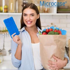 Microcase 400ml İçi Su Dolu Buz Kasedi 48 Saat Korumalı Buz Aküsü 4 Adet AL4655